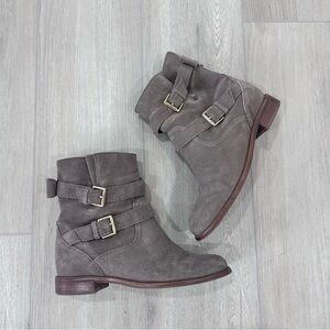 Kate Spade Sabina bootie pull on boots taupe brown size 7.5